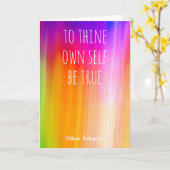 om jezelf waar te zijn vs 2 kaart van Jo Afbeeldin (Gele Bloem)