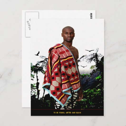 Om jong, geschroefd en zwart te zijn briefkaart (Voorkant / Achterkant)