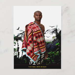 Om jong, geschroefd en zwart te zijn briefkaart