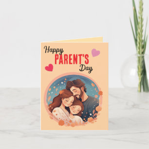 "Om jou te vieren, papa en mama" Feestdagen Kaart