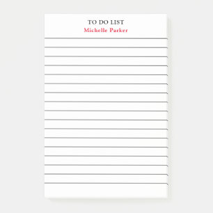 OM Jouw naam in LIJST te plaatsen met een professi Post-it® Notes
