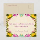 Om lief te hebben en geliefd te zijn Briefkaart (Voorkant / Achterkant)