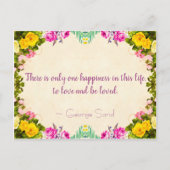 Om lief te hebben en geliefd te zijn Briefkaart (Voorkant)