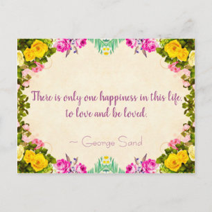 Om lief te hebben en van Briefkaart te houden