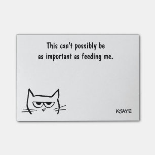 Om lijst - de Boze Kat van het Voer te doen eerst Post-it® Notes