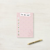 Om lijst te doen post-it® notes (Op bureau)