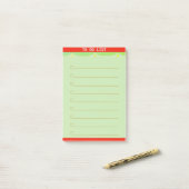  om lijst uit te voeren post-it® notes (Op bureau)