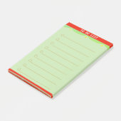  om lijst uit te voeren post-it® notes (Schuin)