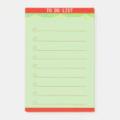  om lijst uit te voeren post-it® notes (Voorkant)