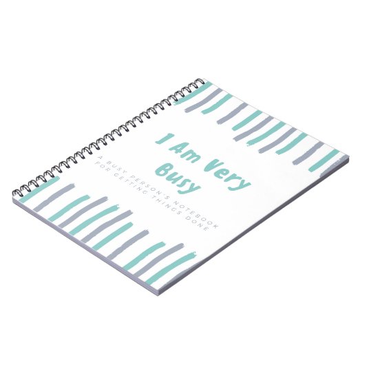 Om lijstnotebook te doen - ik ben erg druk notitieboek (Linkerzijde)