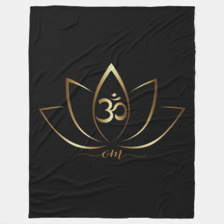 Om Lotus Decke Fleece Deken