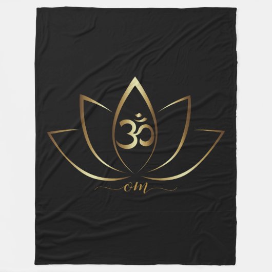 Om Lotus Decke Fleece Deken (Voorkant)