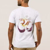 Om Lotus Mantra Yoga Mannen dubbelzijdige Sjabloon T-shirt (Achterkant)