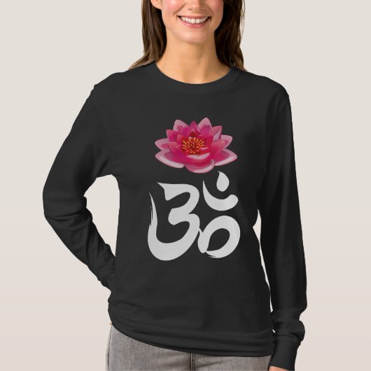 OM Lotus reverse T-shirt (Voorkant)