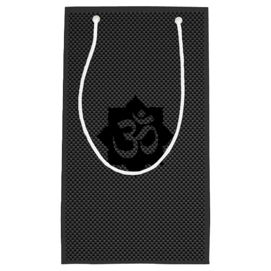 OM Lotus Spirituality Yoga in koolstofvezelstijl Klein Cadeauzakje