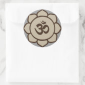 Om Lotus Sticker (Tas)