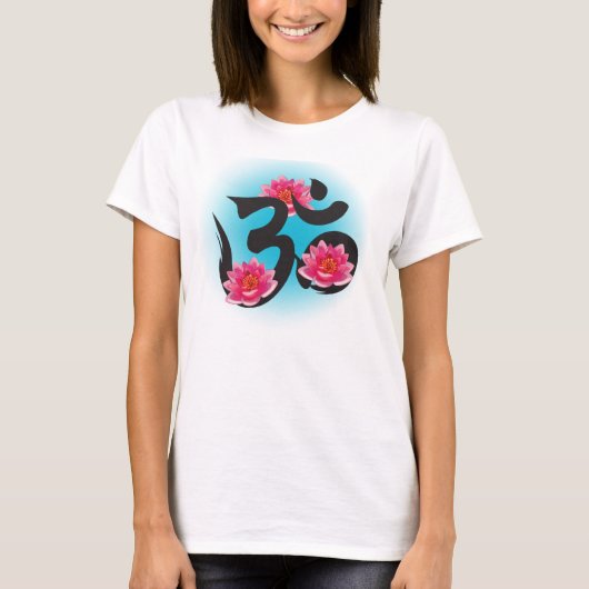 Om lotus t-shirt (Voorkant)