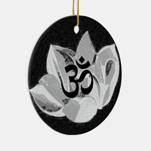 Om Lotus - Yoga Ornament (Rechts)