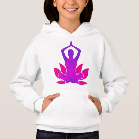 Om Lotus Yoga Pose (Voorkant)