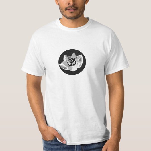Om Lotus - Yoga Tee Shirt (Voorkant)