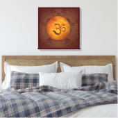 Om Lotusflower Canvas Afdruk (Insitu (Slaapkamer))