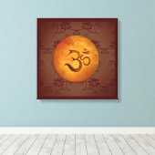 Om Lotusflower Canvas Afdruk (Insitu (Houten vloer))