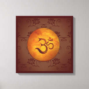 Om Lotusflower Canvas Afdruk