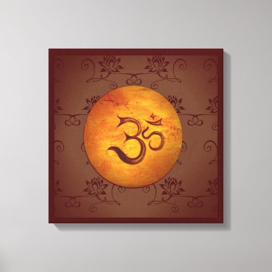 Om Lotusflower Canvas Afdruk (Voorkant)