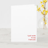 Om maar te zeggen dat ik van je hou kaart (Gele Bloem)