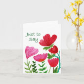 Om maar te zeggen kaart (Gele Bloem)