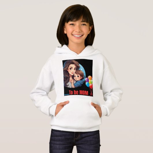 Om mama aangepaste premium klassieke Hoodies zijn (Voorkant volledig)