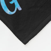 Om mama grootmoeder moeder vader te worden genoemd fleece deken (Hoek)