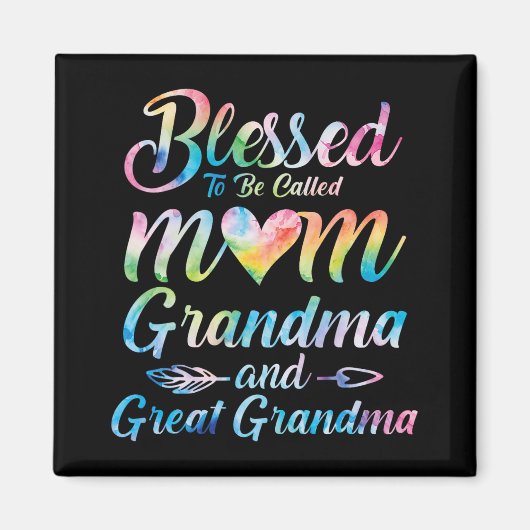 Om mama grootmoeder moeder vader te worden genoemd magneet (Voorkant)