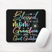 Om mama oma en overgrootmoeder bloem genoemd te wo muismat (Met muis)