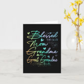 Om mama oma en overgrootmoeder bloemig te worden g kaart (Gele Bloem)