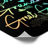 Om mama oma en overgrootmoeder bloemig te worden g poster (Hoek)