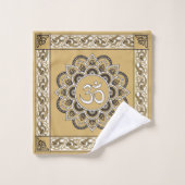 OM Mandala - Badhanddoekset Bad Handdoek (Wasdoekje)