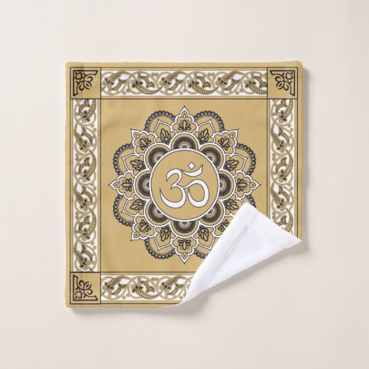 OM Mandala - Badhanddoekset Bad Handdoek (Wasdoekje)