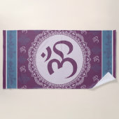 OM Mandala - Beach Towel Strandlaken (Voorkant)