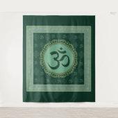 OM Mandala - Bosbouw Wandkleed (Voorkant)