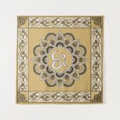 OM Mandala - Bosbouw Wandkleed (Voorkant (horizontaal))