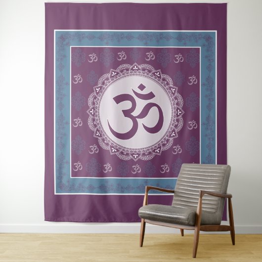 OM Mandala - Bosbouw Wandkleed (In situ)