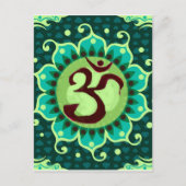 om mandala briefkaart (Voorkant)