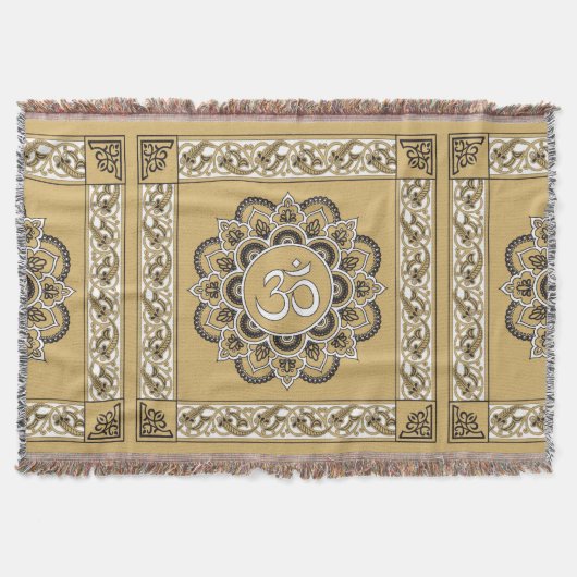 OM Mandala - Deken (Voorkant)