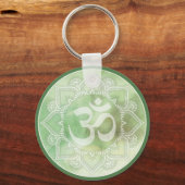 Om Mandala Green Sleutelhanger (Voorkant)