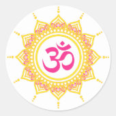 om mandala labels (Voorkant)