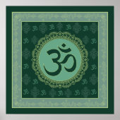 OM Mandala - Poster (Voorkant)