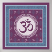 OM Mandala - Poster (Voorkant)