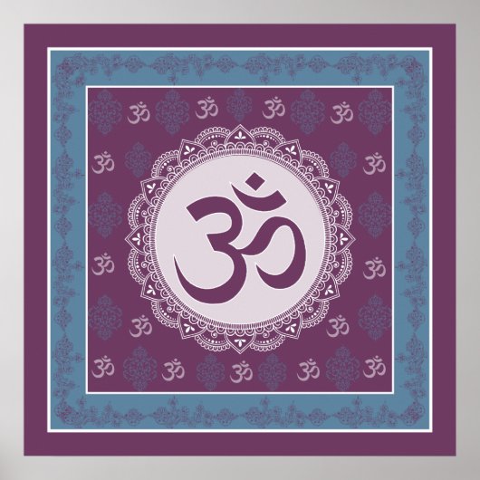 OM Mandala - Poster (Voorkant)
