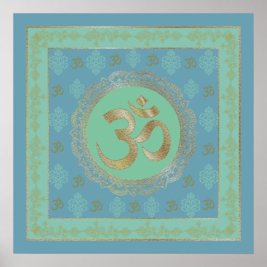 OM Mandala - Poster (Voorkant)